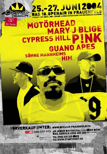 Festivalplakat Openair Frauenfeld 2004